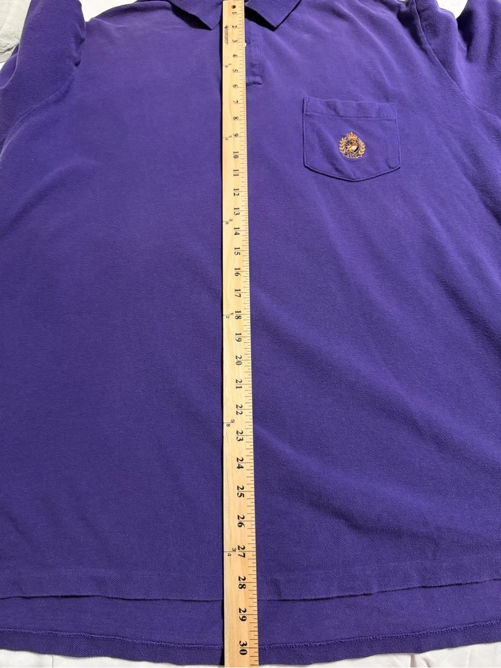 Vtg 90s Polo Ralph Lauren The Big Shirt Purple USA L Preppy Old Money Streetwear